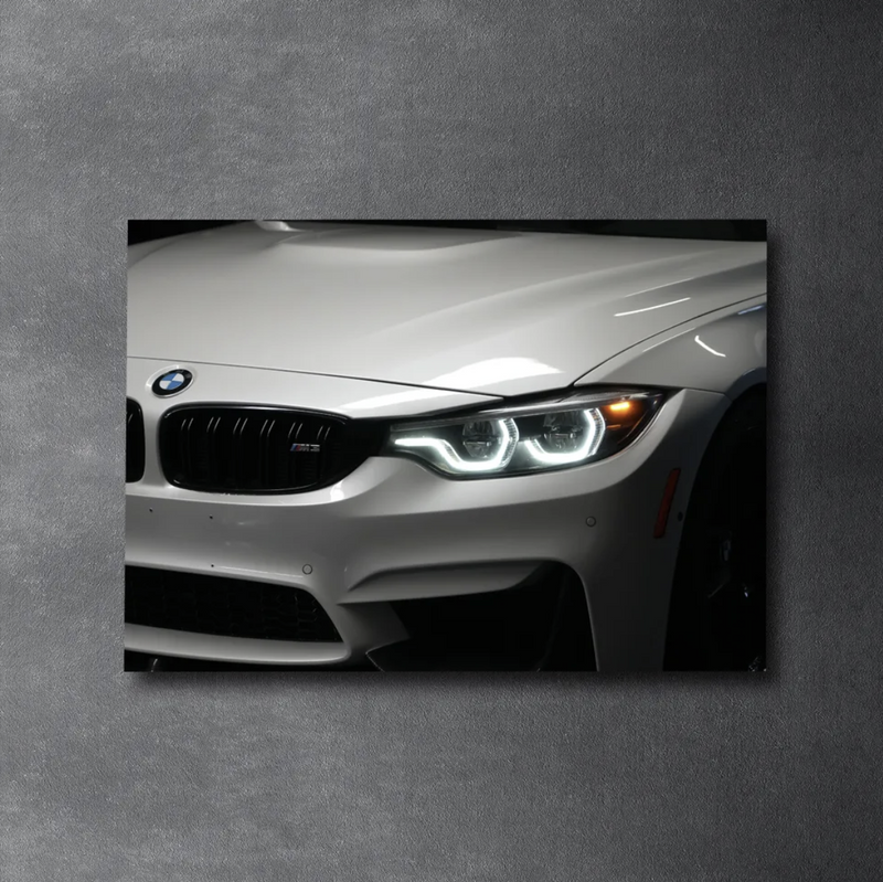 Custom LED Gloss Car Canvas Wall Art - Customise Yours / 60x40cm - DIVERSION