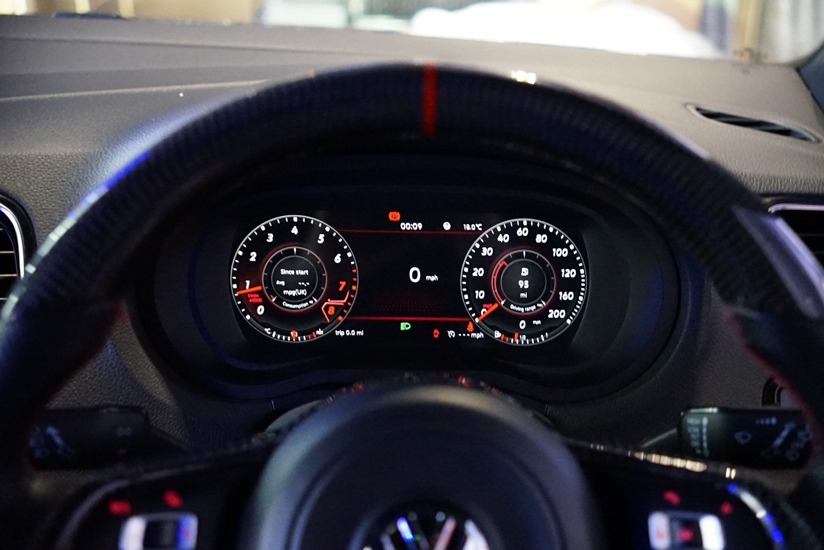 Volkswagen Polo MK5 (2009-2017) 9" Digital Instrument Cluster – LCD Upgrade