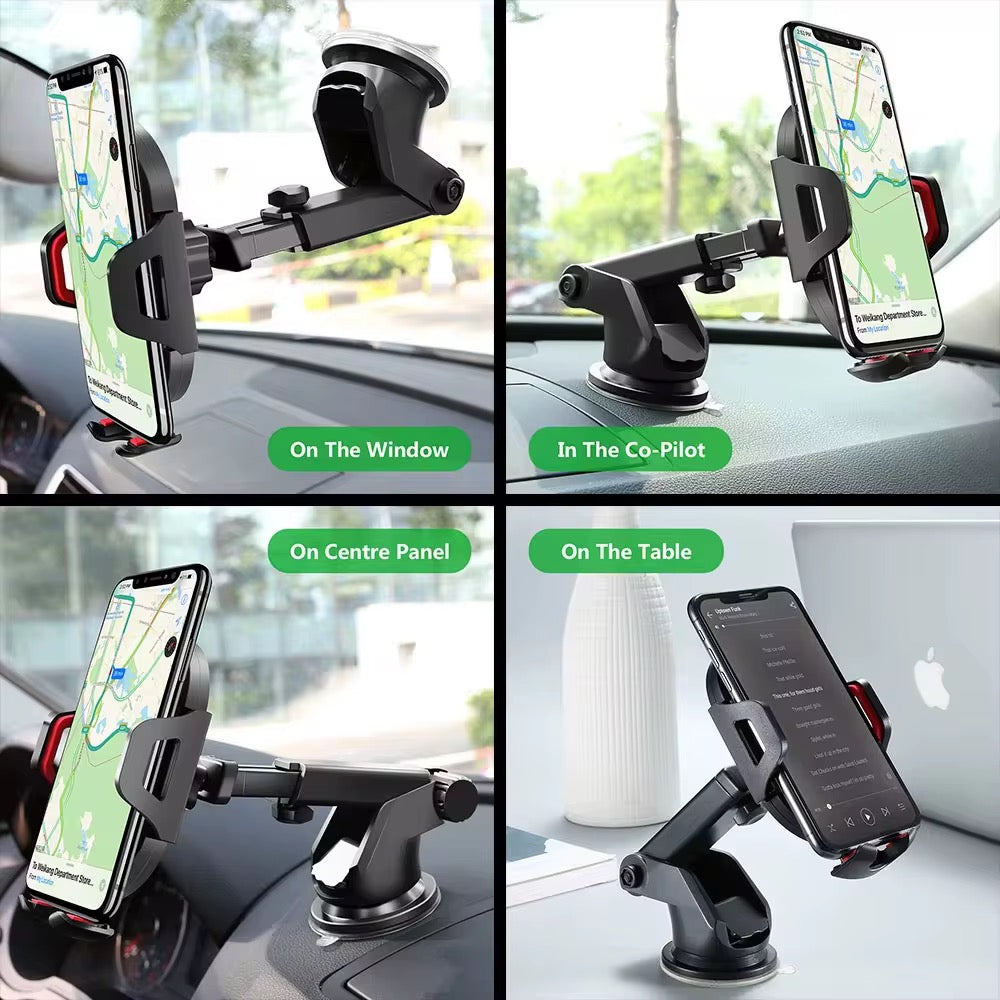 Windscreen Suction Cup Phone Mount 360° Adjustable