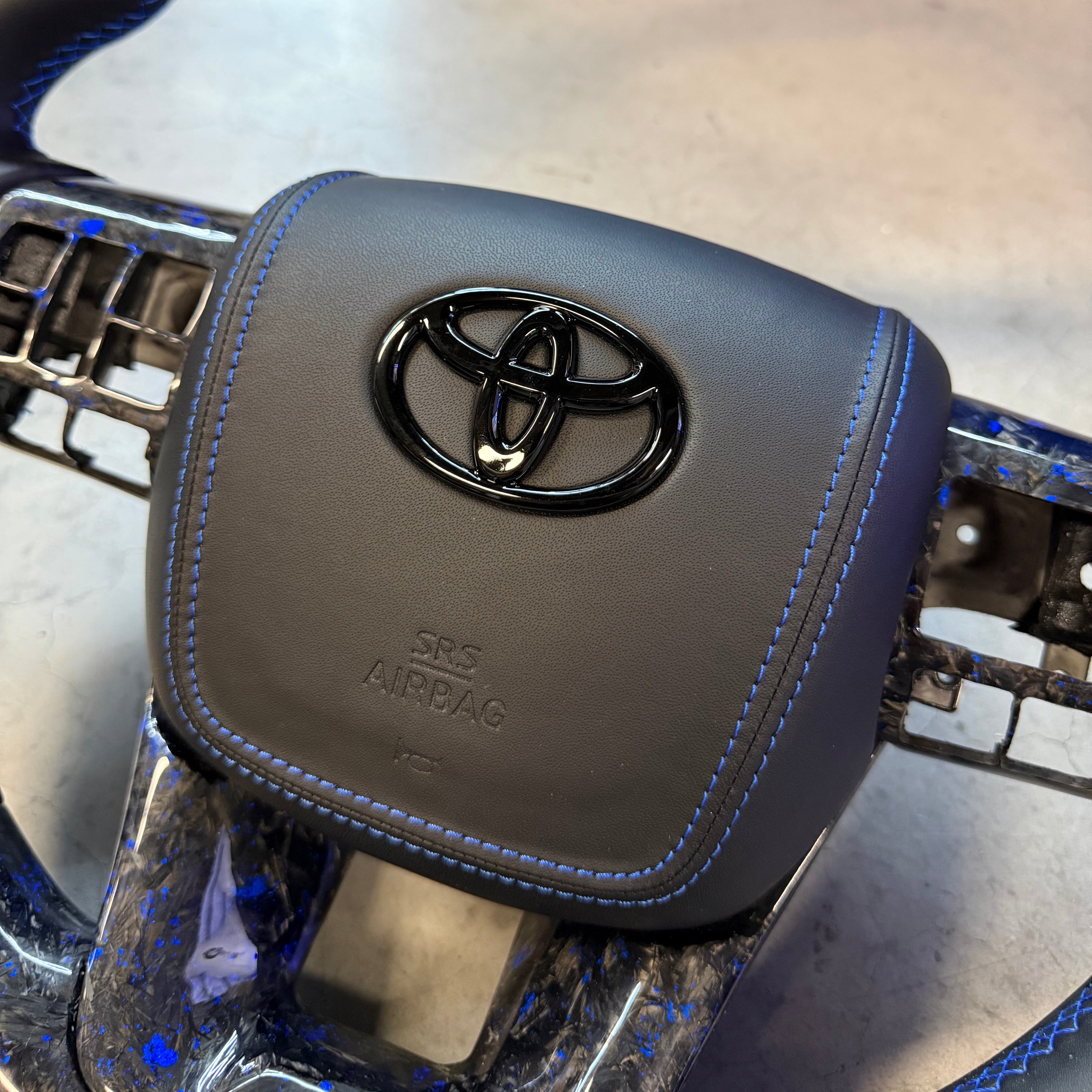 Toyota Hilux Custom Carbon Fibre / Leather Steering Wheel (2016-2026)