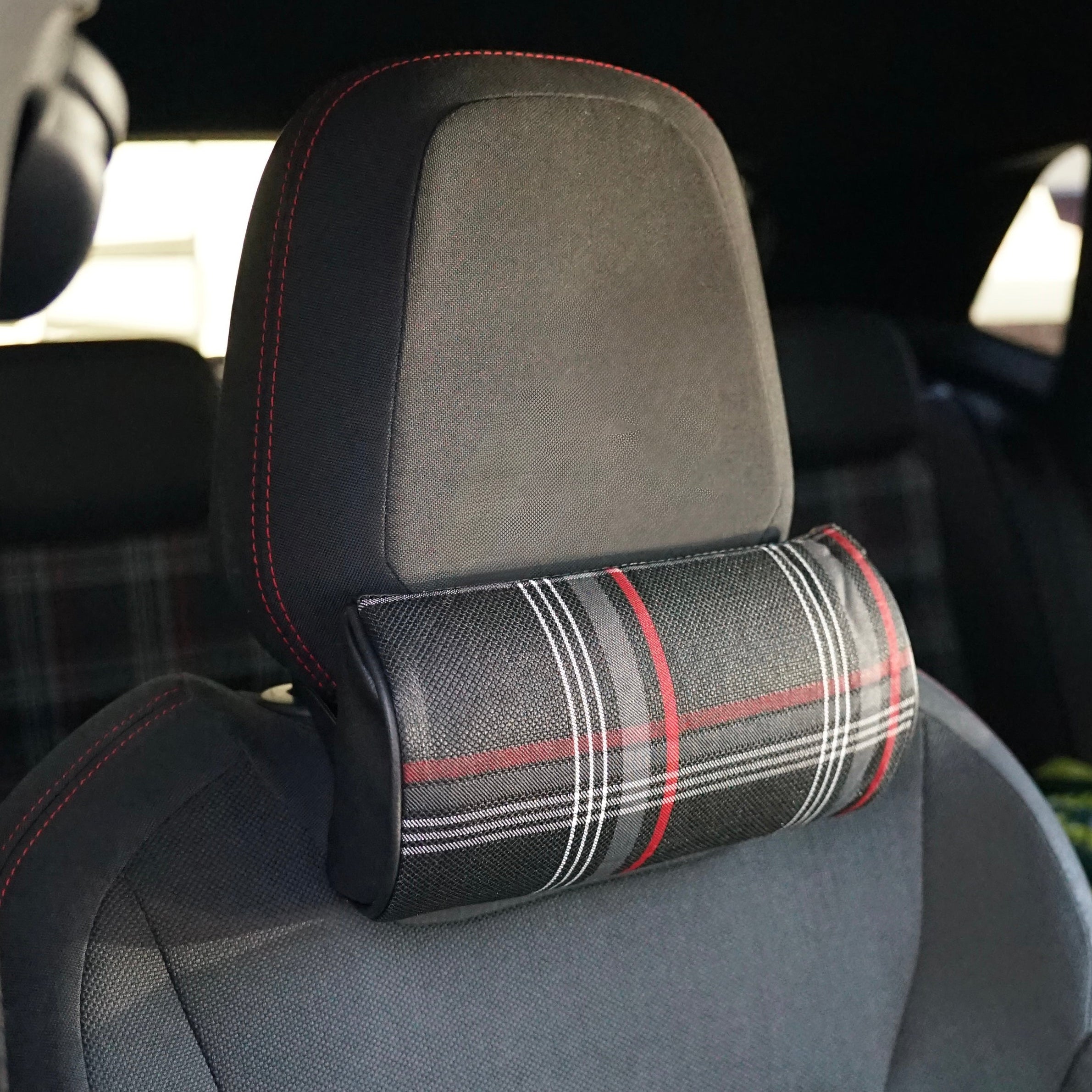 Tartan Seat Neck Rest Pillow (Fits All)