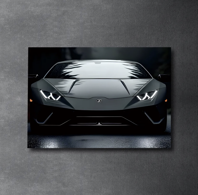 Custom LED Gloss Car Canvas Wall Art - Customise Yours / 60x40cm - DIVERSION