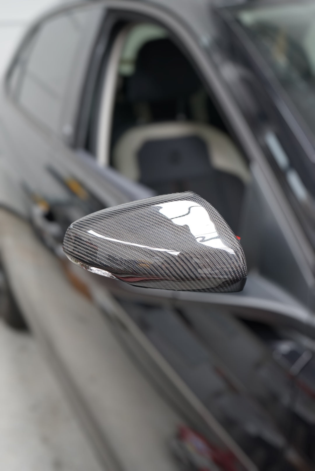 Volkswagen Polo AW MK6 / MK6.5 Carbon Fibre Replacement Mirror Covers (2018+ Models)