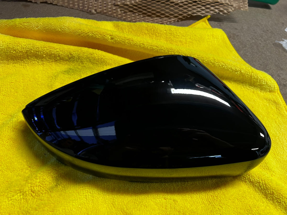 CLEARANCE 8016 - Volkswagen Polo MK5 6R/6C Gloss Black Mirror Covers (2009-2017)