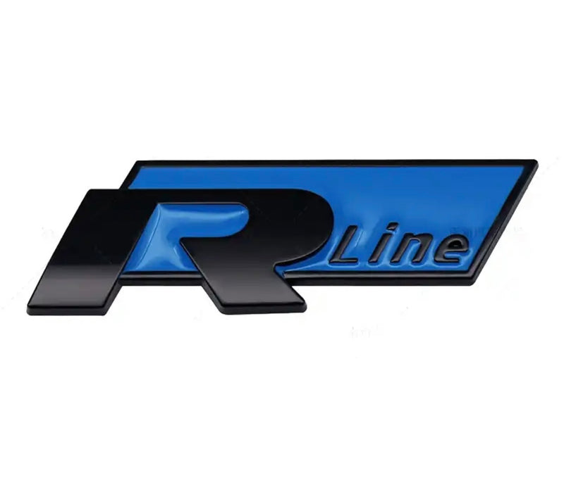 VW T-Roc R line Logo Grille Emblem Lettering badge front R-line Grill  Frontgrill