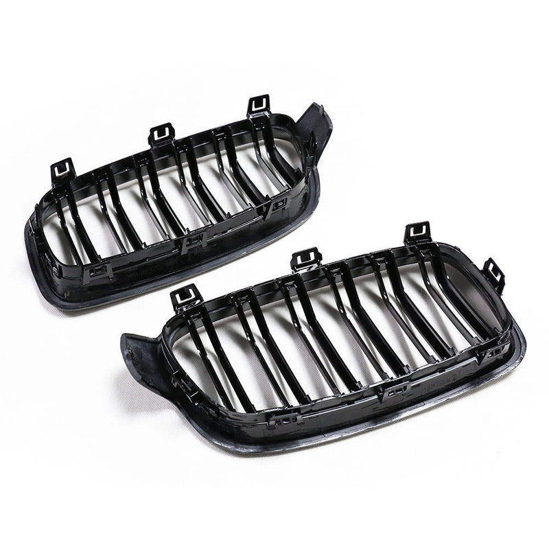 BMW 1 Series F20 Double Slat Forged Carbon Fibre Kidney Grilles Pair (2011 - 2014)