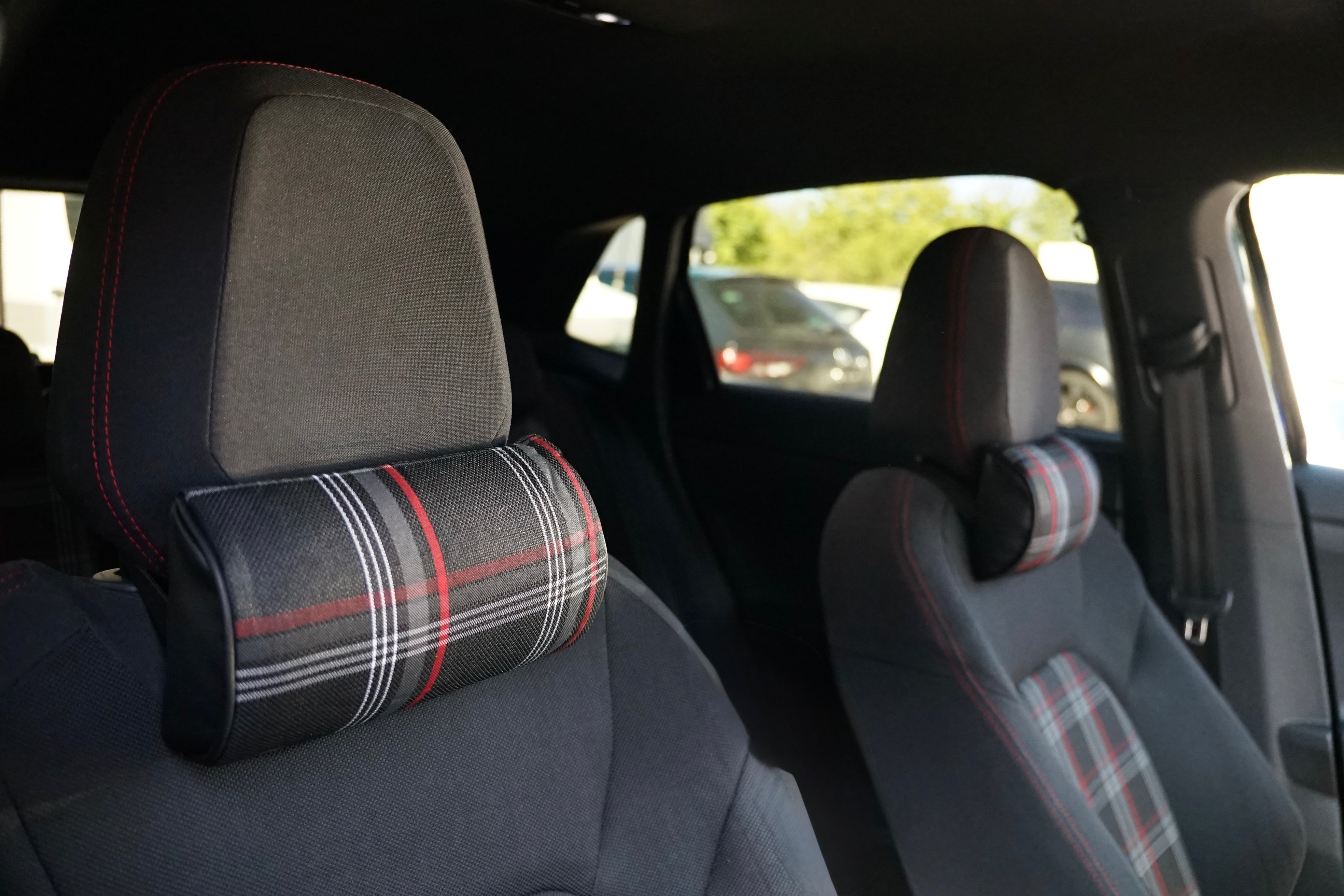 Tartan Seat Neck Rest Pillow (Fits All)