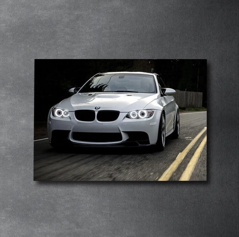 Custom LED Gloss Car Canvas Wall Art - Customise Yours / 60x40cm - DIVERSION