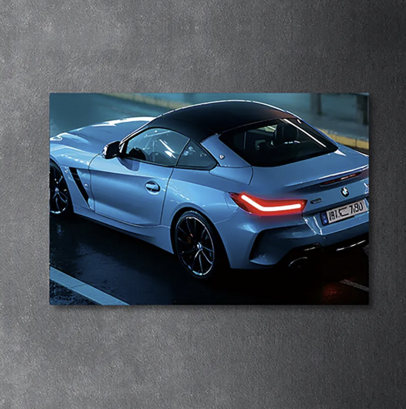 Custom LED Gloss Car Canvas Wall Art - Customise Yours / 60x40cm - DIVERSION