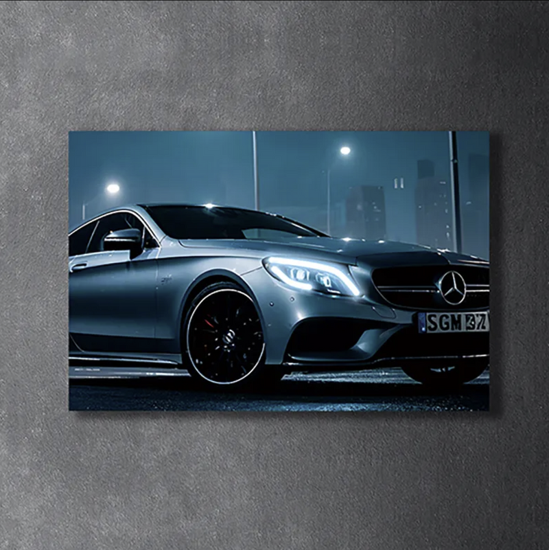 MERCEDES C63s LED Acrylic Wall Art / 60x40cm - DIVERSION