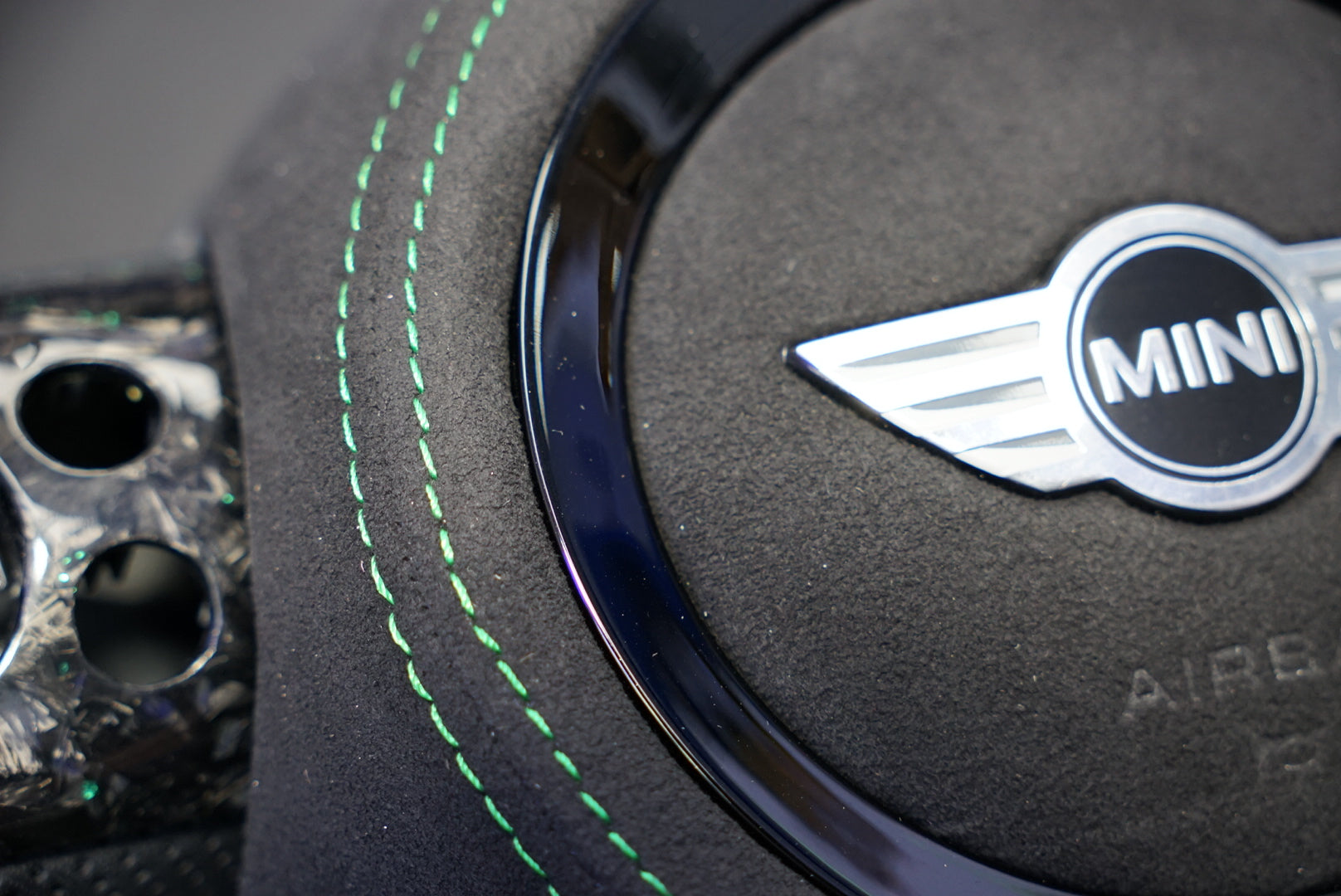 MINI Cooper R56 Forged Carbon Custom Steering Wheel & Airbag Cover 2007 - 2013 (IN STOCK / SWMINIR56.1)