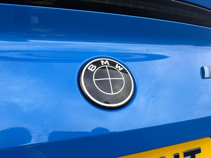 BMW Carbon Fibre Badge (Multiple Sizes & Styles)