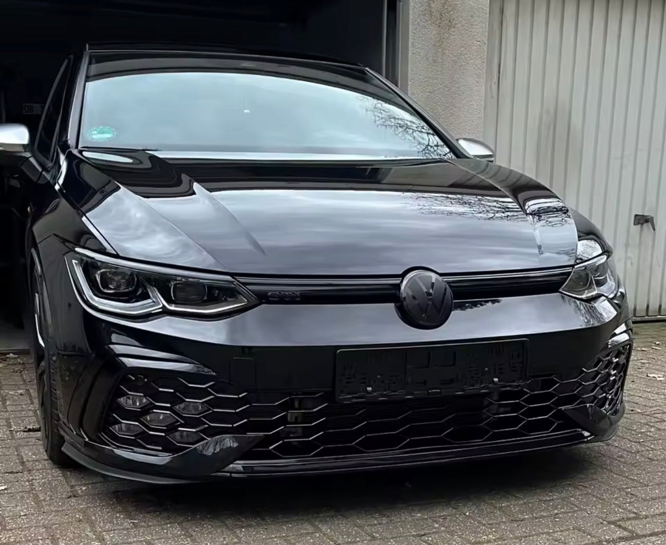 Volkswagen Golf MK8 Gloss Black Headlight Eyebrows (2020+  Models)