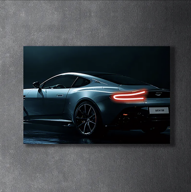 Custom LED Gloss Car Canvas Wall Art - Customise Yours / 60x40cm - DIVERSION