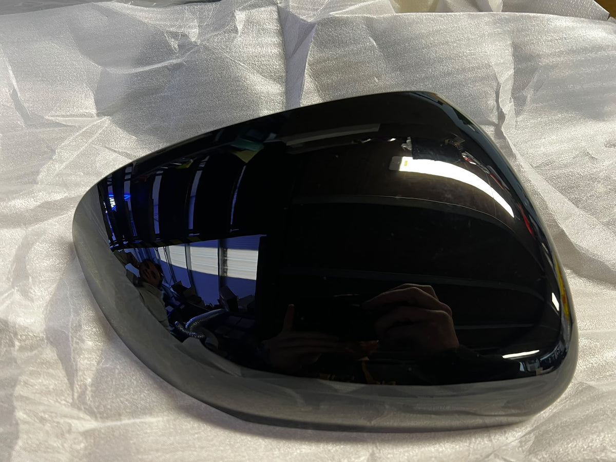 CLEARANCE 8012 -Mercedes A Class W177 / CLA C118 Gloss Black Mirror Covers / Caps Pair (2018+ Models)
