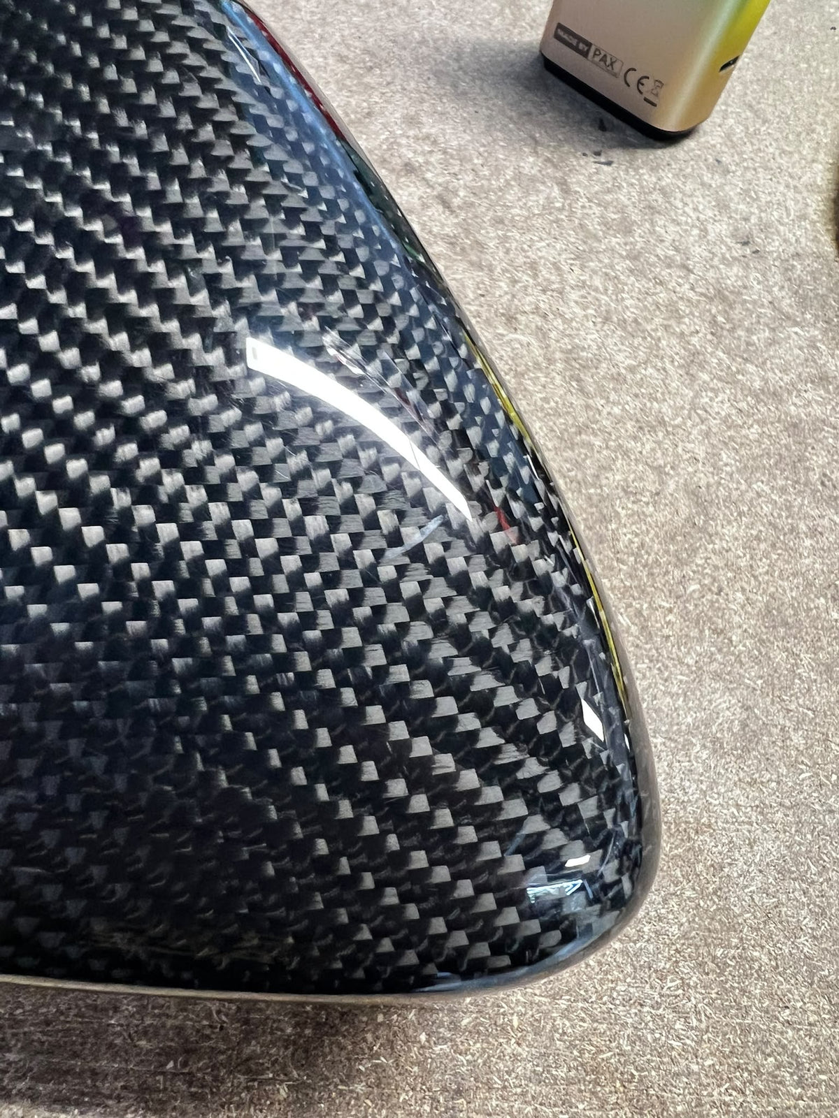 CLEARANCE 8005 - Volkswagen Scirocco / Beetle / Jetta Carbon Fibre Wing Mirror Replacement Caps (2009+ Models)