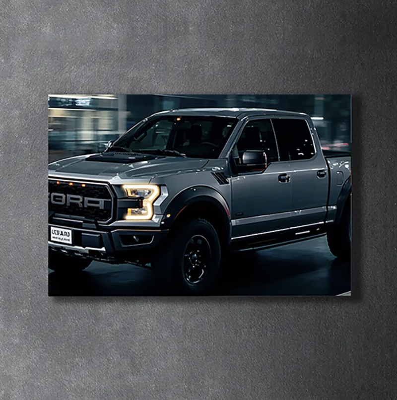 Custom LED Gloss Car Canvas Wall Art - Customise Yours / 60x40cm - DIVERSION