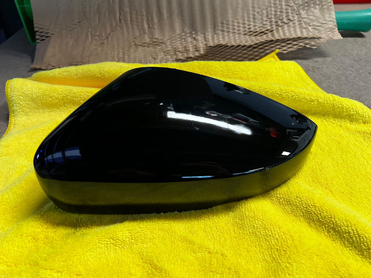 CLEARANCE 8016 - Volkswagen Polo MK5 6R/6C Gloss Black Mirror Covers (2009-2017)