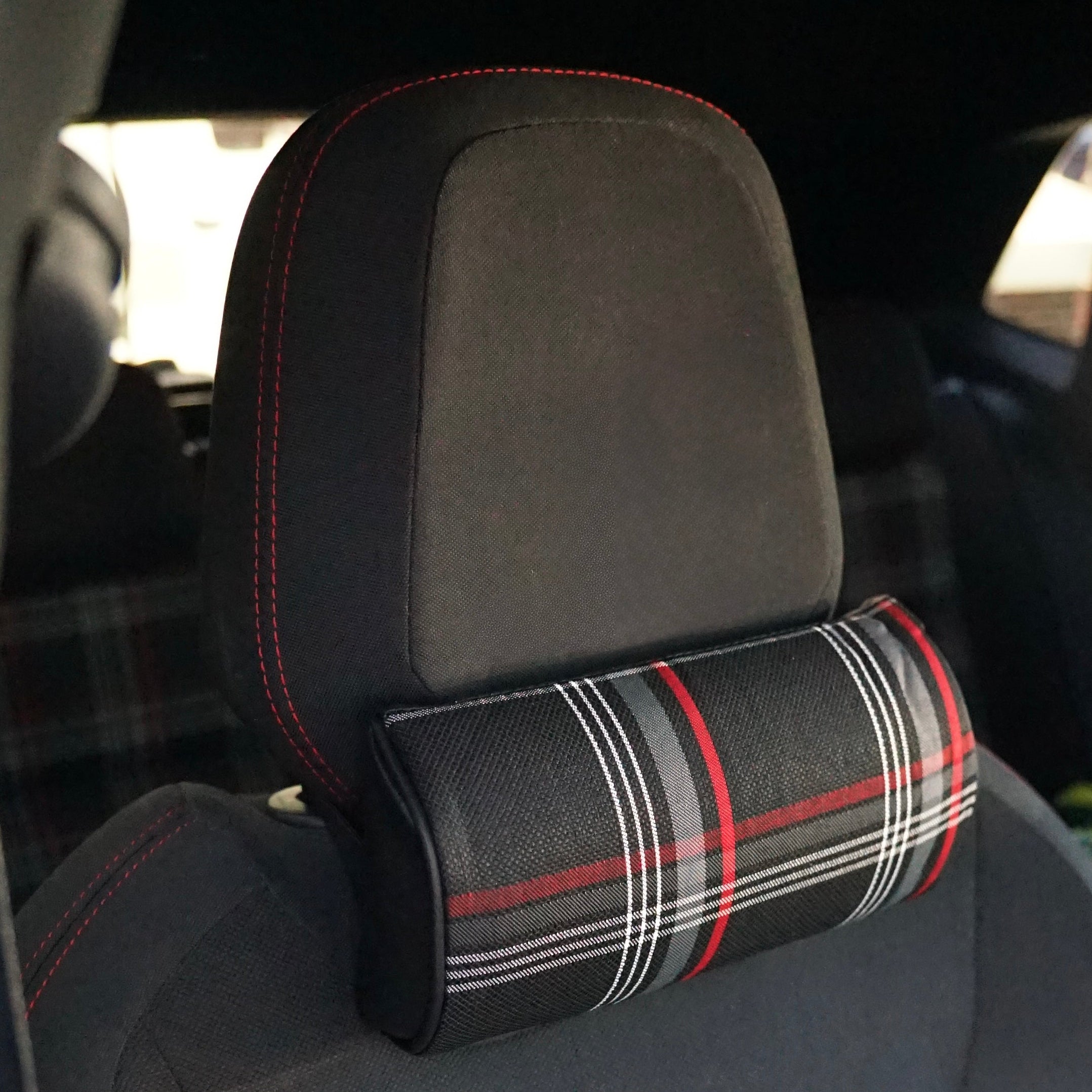 Tartan Seat Neck Rest Pillow (Fits All)