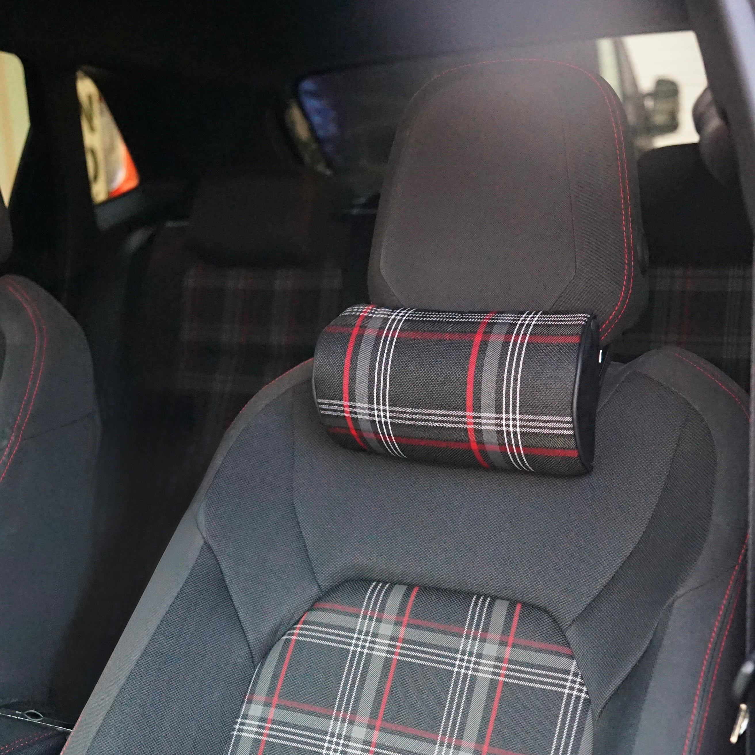 Tartan Seat Neck Rest Pillow (Fits All)