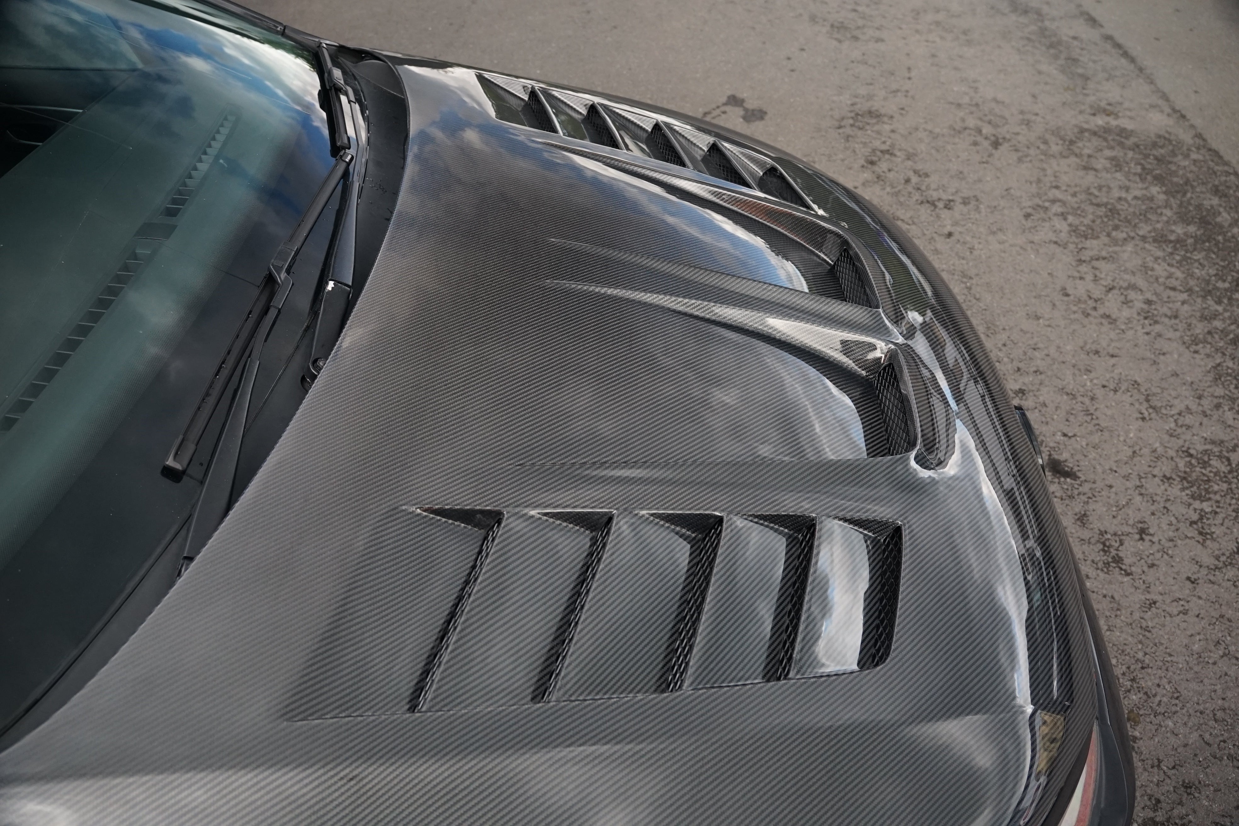 Volkswagen Polo MK5 VR Style Genuine Carbon Fibre Bonnet (6R / 6C 09 - 17 Models) DIVERSION
