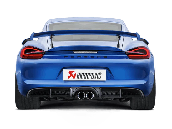 Porsche 981 Cayman GT4 / Boxster Spyder | 2016 | Akrapovic | Slip-On Line (Titanium)