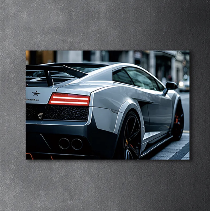 Custom LED Gloss Car Canvas Wall Art - Customise Yours / 60x40cm - DIVERSION