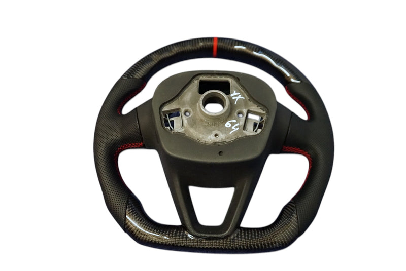 Seat Ibiza / Seat Leon MK3 Carbon Fibre Steering Wheel (2013 - 2021) - SWSEATLEON1