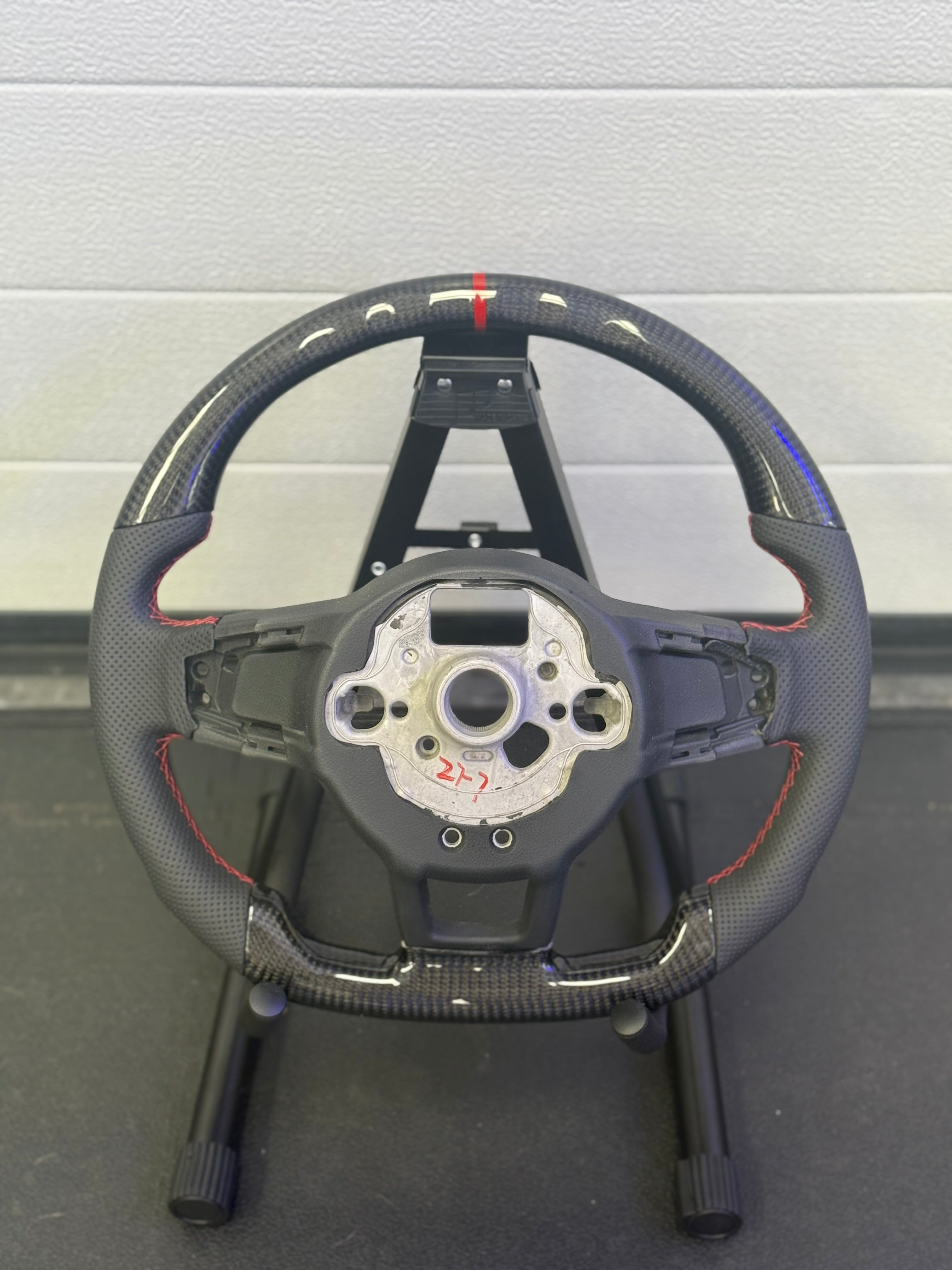 Volkswagen Golf MK7 / MK7.5 Polo MK5 / MK6 Custom Steering Wheel - SWVWGTIR33