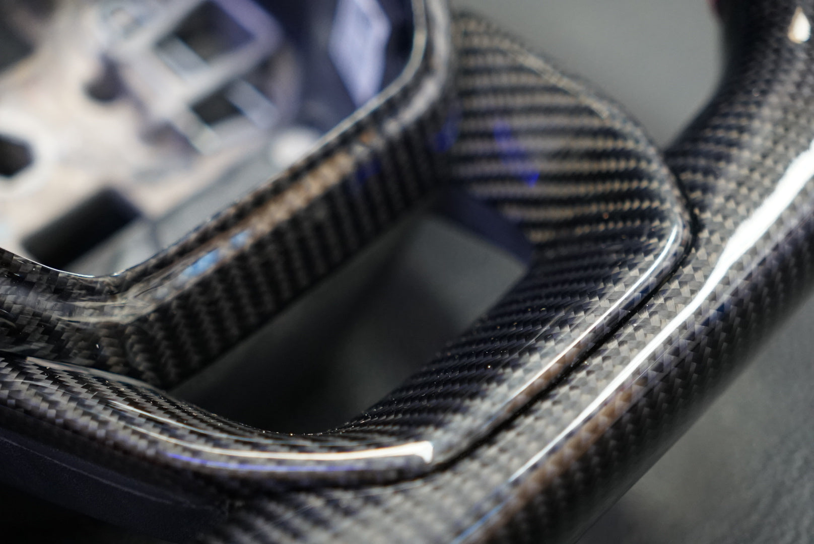 Ford Transit Custom MK9 Carbon Fibre Steering Wheel 2024+ (IN STOCK)