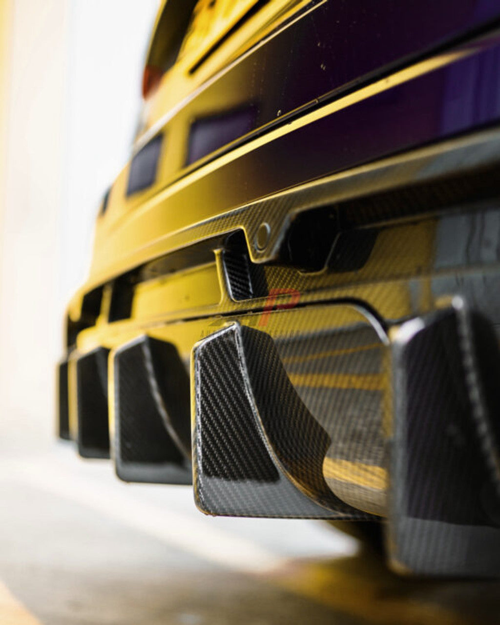 AP Design Carbon Fibre Rear Diffuser Gloss Twill Carbon - RSQ8