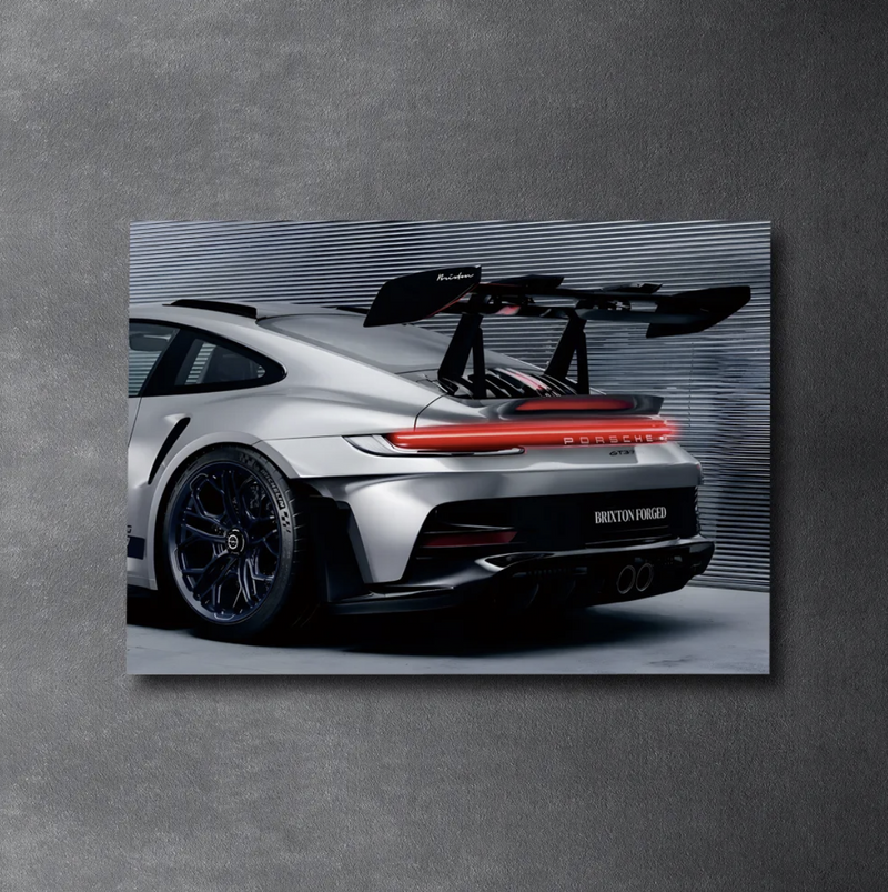 PORSCHE GT3 RS LED Acrylic Wall Art / 60x40cm - DIVERSION