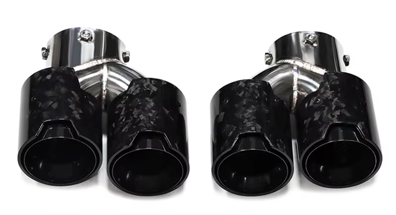 BMW Quad Carbon Exhaust Tips For 2 Series M240i G42 | 3 Series M340i G20/G21 | 4 Series M440i G22