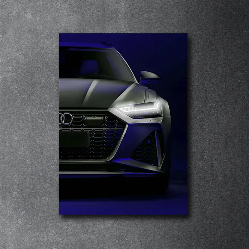 AUDI RS6 C8 LED Acrylic Wall Art / 60x40cm - DIVERSION