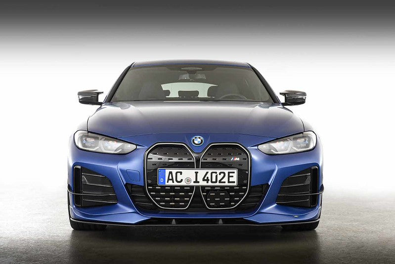 AC Schnitzer front splitter for BMW i4 with M aerodynamic package and AC Schnitzer front spoiler elements (5111326330)