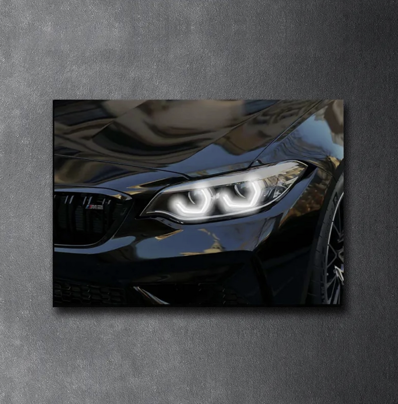 Custom LED Gloss Car Canvas Wall Art - Customise Yours / 60x40cm - DIVERSION