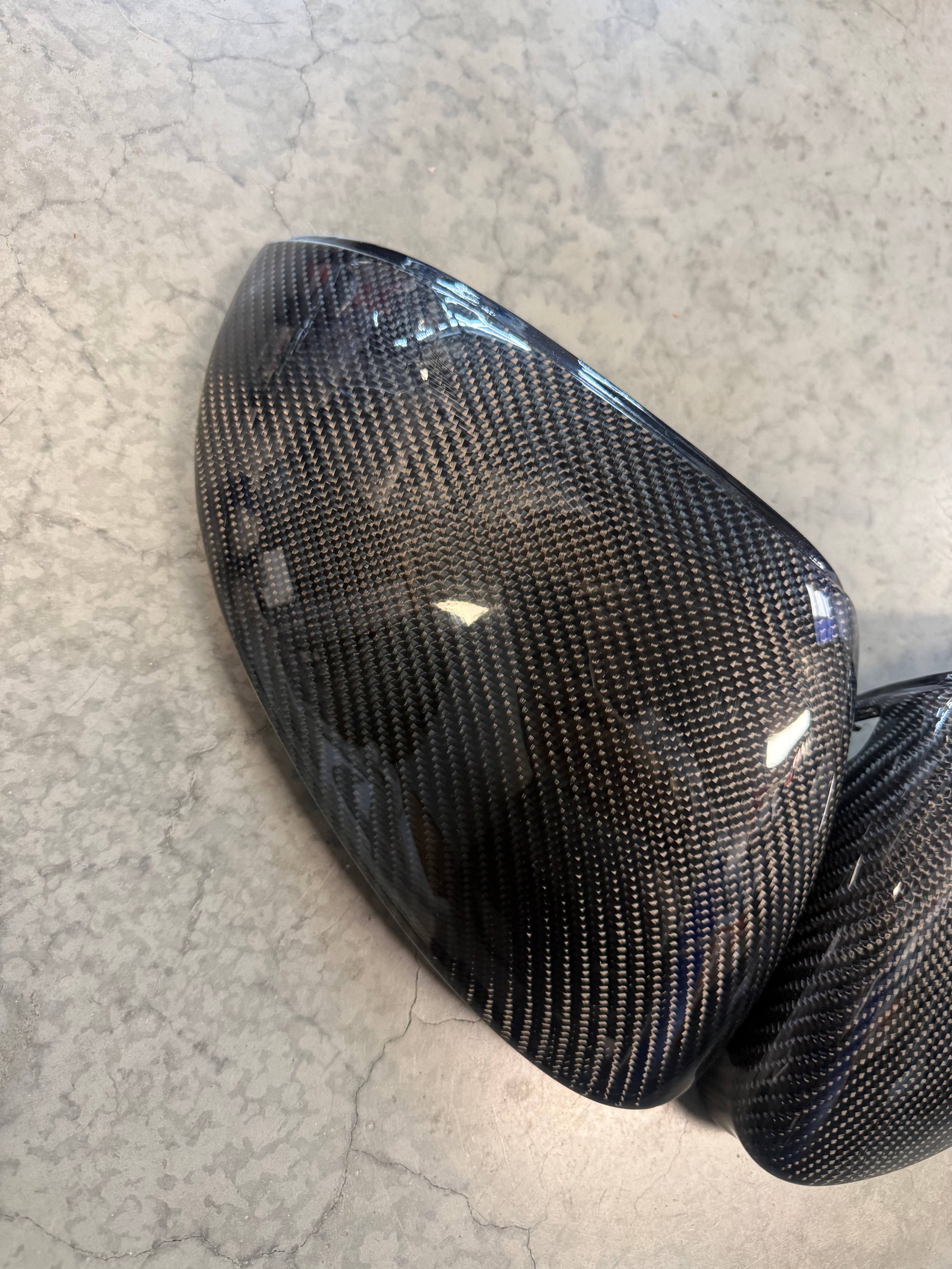 **CLEARANCE**Volkswagen VW Golf MK8 / ID3 Genuine Carbon Fibre Replacement Wing Mirror Covers (2020+)