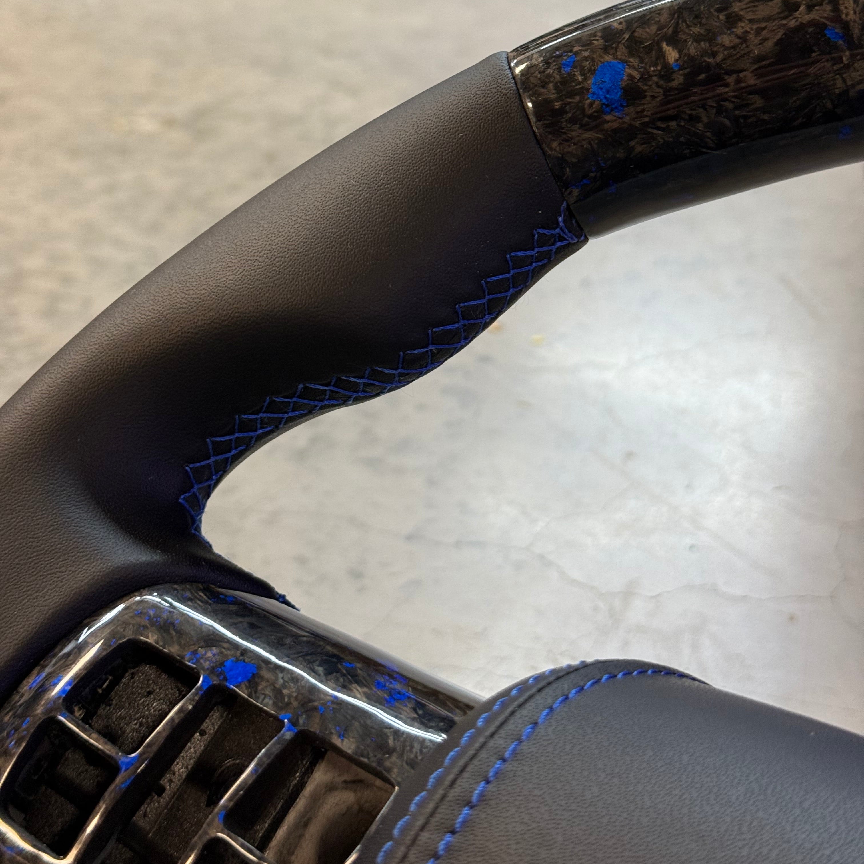 Toyota Hilux Custom Carbon Fibre / Leather Steering Wheel (2016-2026)