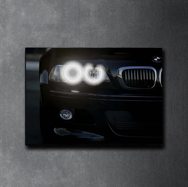 BMW M3 FRONT LED Acrylic Wall Art / 60x40cm - DIVERSION