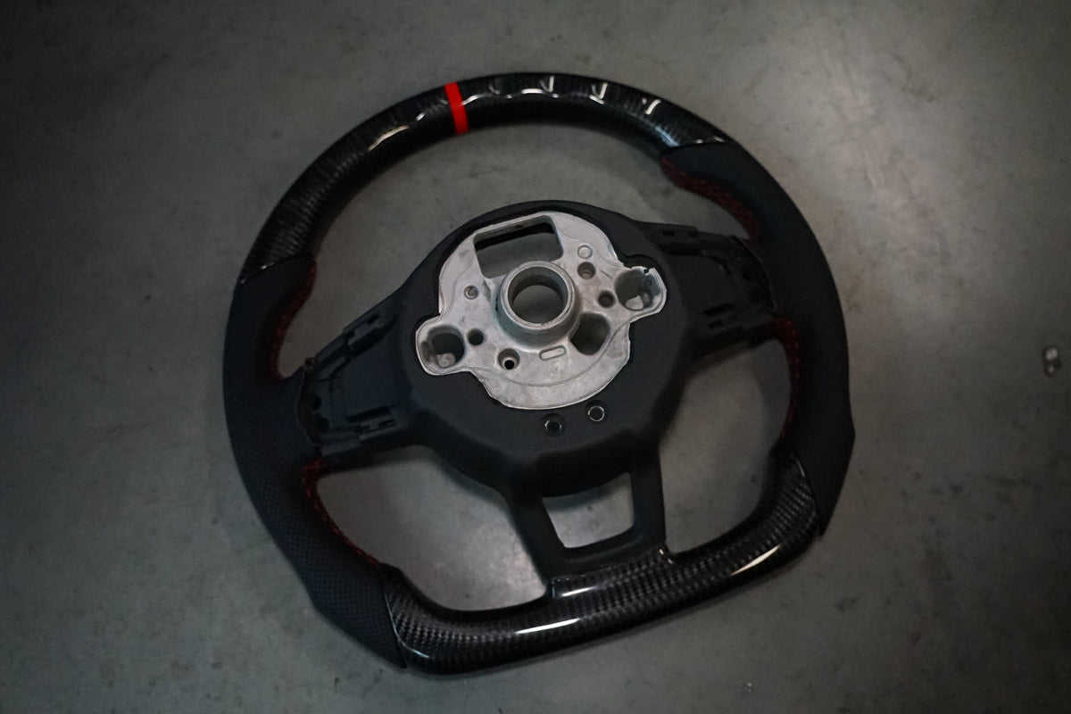 Volkswagen Golf MK7 / MK7.5 Polo MK5 / MK6 Forged Carbon Steering Wheel - IN STOCK | SWVWGTIR53