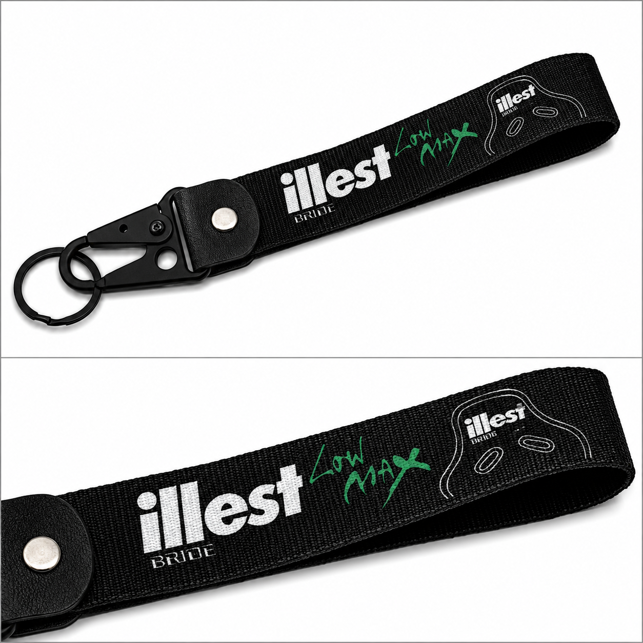 Car Premium Wrist Strap Key Chain Accessory (Various Styles)
