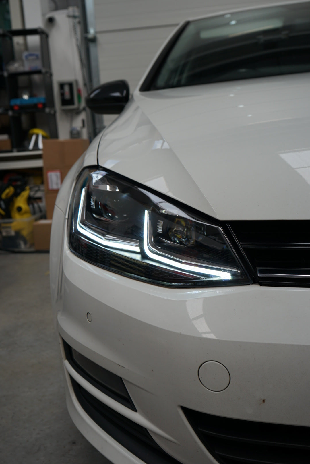 Volkswagen Golf MK7.5 Style Front Headlights With Sequential Indicators Pair For MK7 (Fits 2013 - 2017 Models)