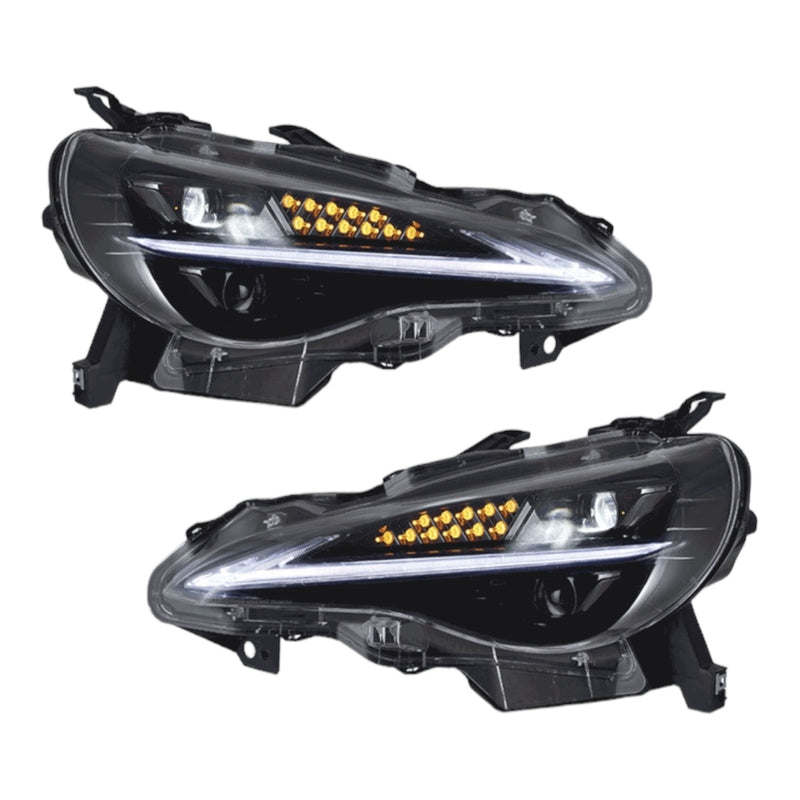 Toyota GT-86 / Subaru BRZ / Scion FRS Dual Beam Projector LED Headlights V2 (2012 - 2021 Models)