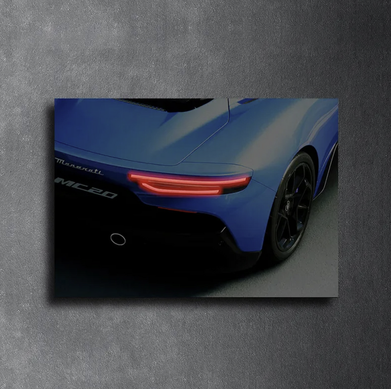 Custom LED Gloss Car Canvas Wall Art - Customise Yours / 60x40cm - DIVERSION