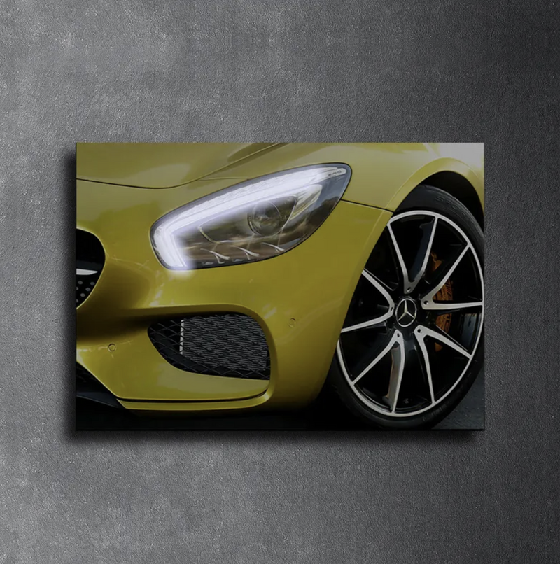 MERCEDES AMG GT LED Acrylic Wall Art / 60x40cm - DIVERSION