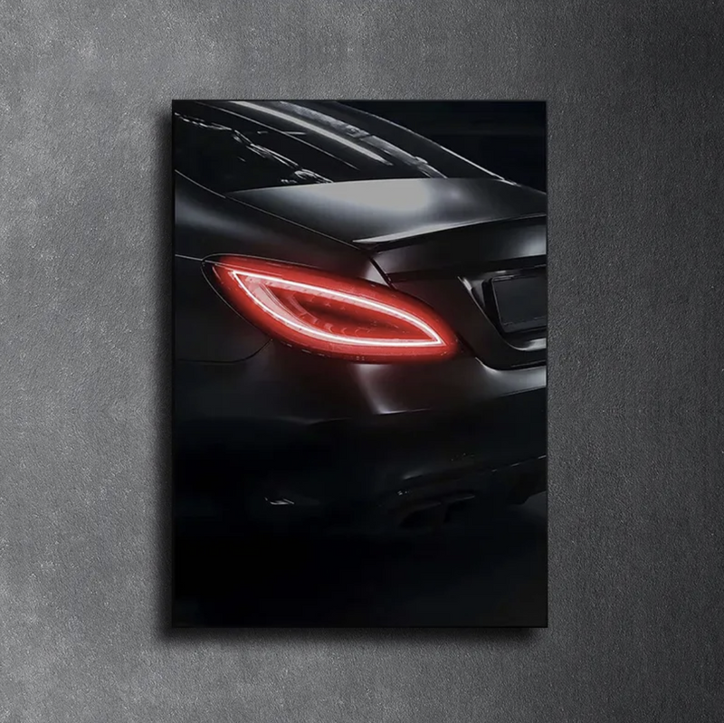 Custom LED Gloss Car Canvas Wall Art - Customise Yours / 60x40cm - DIVERSION