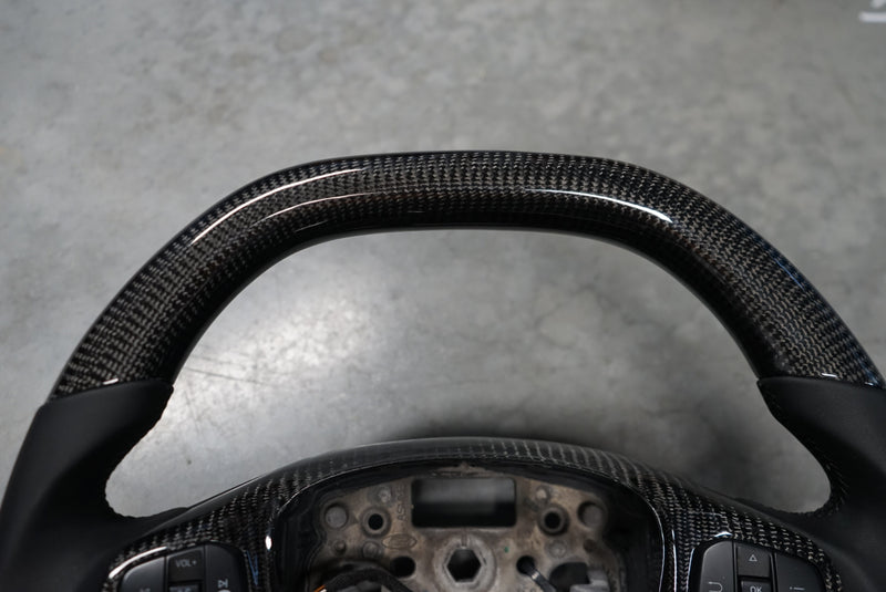 Ford Transit Custom 2018+ Carbon Fibre Steering Wheel - SWTRANCUS6