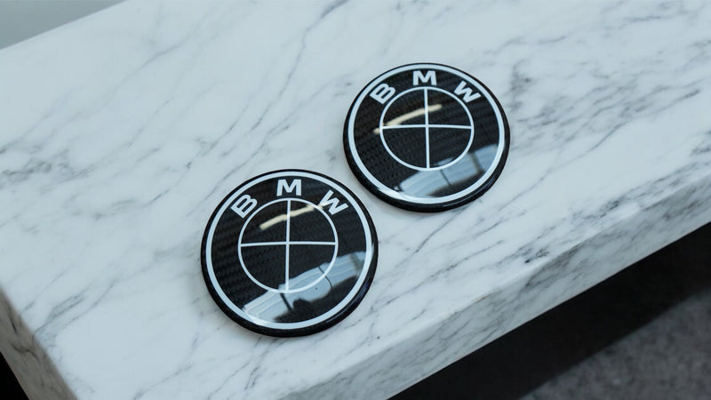 BMW Carbon Fibre Badge (Multiple Sizes & Styles)