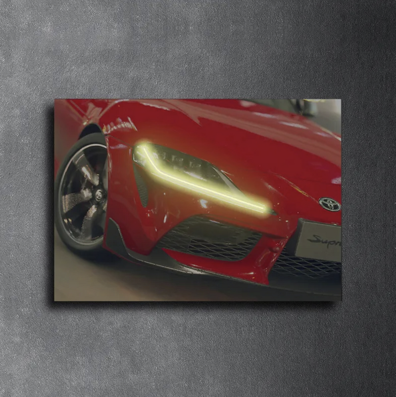 Custom LED Gloss Car Canvas Wall Art - Customise Yours / 60x40cm - DIVERSION