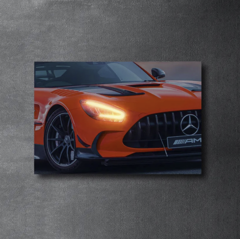 MERCEDES AMG GT R LED Acrylic Wall Art / 60x40cm - DIVERSION